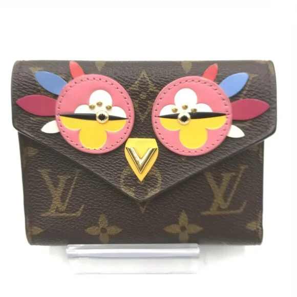NWOT LOUIS VUITTON 2016 Lovely Birds Owl Victorine Compact Wallet - Picture 3 of 11